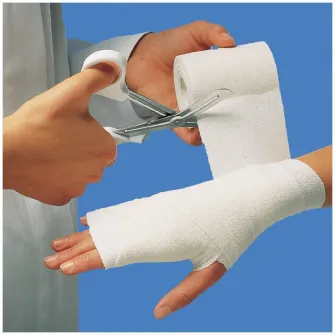 Fasa elastica autoadeziva pentru compresie moderata Hartmann, Idealast-half, 6 cm x 4 m