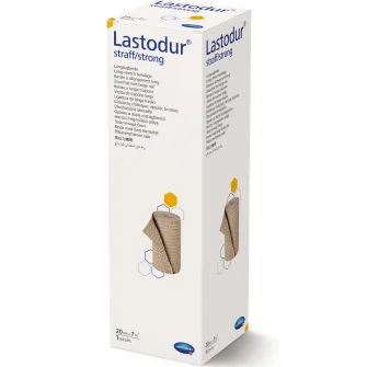 Fasa elastica pentru compresie puternica Hartmann, Lastodur, maro, 20 cm x 7 m