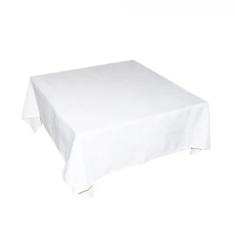 Fata de masa Hotel Line Kotonia Home, 100% bumbac ranforce, 150x240 cm, alb
