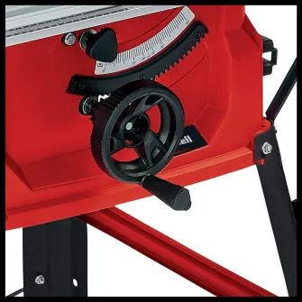 Ferastrau circular cu masa Einhell TC-TS 2025/2 U, 1800 W, 5000 RPM, 250 mm diametru lama, opritor in cruce cu scala unghi (+/- 60°)
