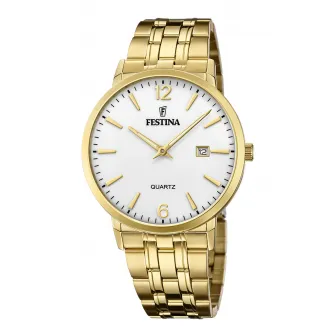 Festina, Ceas din otel inoxidabil, Auriu