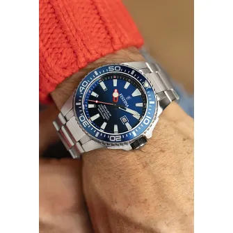 Festina, Ceas din otel inoxidabil cu cadran cu logo, Argintiu