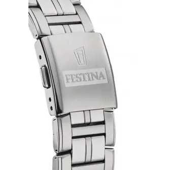 Festina, Ceas din otel inoxidabil cu functii multiple, Argintiu