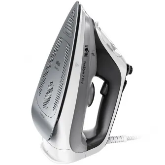 Fier de calcat Braun TexStyle 7 SI7149WB, 2900 W, abur variabil 50g/min, jet de abur 220g/min, rezervor 300 ml, tehnologie FreeGlide 3D, talpa EloxalPlus, Alb/Negru