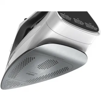 Fier de calcat Braun TexStyle 7 SI7149WB, 2900 W, abur variabil 50g/min, jet de abur 220g/min, rezervor 300 ml, tehnologie FreeGlide 3D, talpa EloxalPlus, Alb/Negru