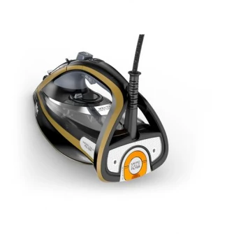 Паровой утюг Tefal Ultimate Pure FV9865, 3000 Вт, 250 г / мин, 350 мл, автоотключение, черный / золотой