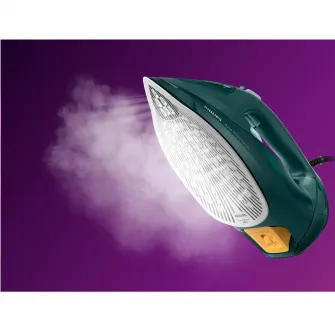 Fier de calcat Philips Azur DST7050/70, 2800W, debit de abur continuu de 50g/min si jet de abur de 250 g, talpa SteamGlide Elite, rezervor de 300ml si sistem de curatare automata cu rezervor integrat pentru calcar, oprire automata de siguranta, verde