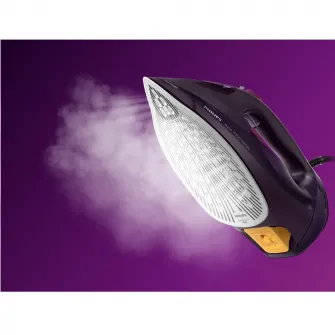 Fier de calcat Philips Azur DST7061/30, 3000W, debit de abur de 55g/min si jet de abur de 250 g, talpa SteamGlide Elite, rezervor de 300ml si sistem de curatare automata cu rezervor integrat pentru calcar, oprire automata de siguranta, violet