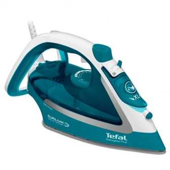Fier de calcat Tefal FV5737E0 EasyGliss Plus, 2500W, talpa Durilium Airglide, jet de abur 45g/min, rezervor apa 270ml, auto-off, turcoaz