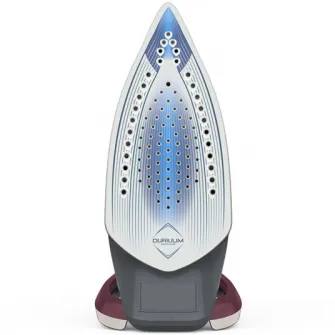 Fier de calcat Tefal Smart Protect Plus FV6870E0, 2800 W, talpa Durilium AirGlide, jet de abur 260 g/ min, oprire automata, functie anti-calcar, violet/ alb