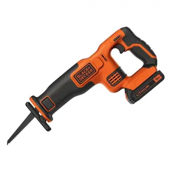 Fierasrau sabie pe acumulator Black  Decker BDCR18M1-QW, 18 V, 4 Ah, 3000 curse/min, 100 mm adancime maxima taiere