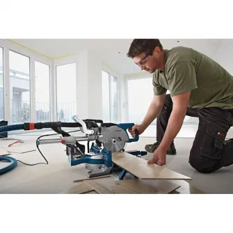 Fierastrau circular Bosch Professional GCM 8 SJL, cu sanie de glisare, 1600W, 5500rpm, 312mm