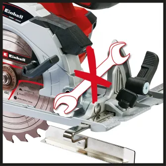 Fierastrau circular de mana pe acumulator Einhell PXC TE-CS 18/15 Li-Solo,4200 rpm,disc 150 x 10 mm,adancime taiere 48 mm,fara acumulator si incarcator in setul de livrare