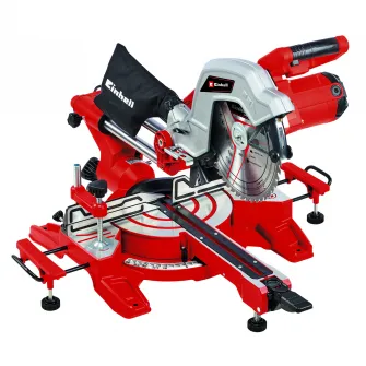 Fierastrau circular stationar (debitor lemn) cu sistem de glisare Einhell TC-SM 254, 1800 W, 5000 RPM, 254 mm diametru disc, 85 mm adancime maxima de taiere