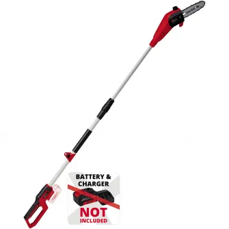 Fierastrau crengi multifunctional pe acumulator Einhell Power X-Change GC-LC 18/20 Li T-Solo, 18 V, 228-288 cm lungime bara telescopica, 195 mm lungime taiere, fara acumulator/incarcator