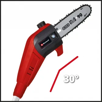 Fierastrau crengi multifunctional pe acumulator Einhell Power X-Change GC-LC 18/20 Li T-Solo, 18 V, 228-288 cm lungime bara telescopica, 195 mm lungime taiere, fara acumulator/incarcator