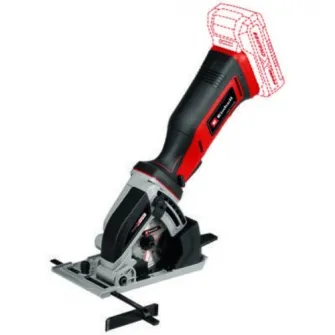 Fierastrau mini circular pe acumulator Einhell TE-CS 18/89 Li - Solo, 18 V, tehnologia PXC, 89 mm diametru disc taiere, 28 mm adancime taiere, 2500 RPM, fara acumulator/incracator