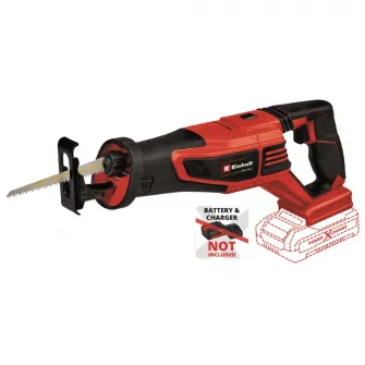 Fierastrau multifunctional pe acumulator Einhell TE-AP 18/28 Li BL - Solo, 18 V, tehnologia PXC, motor fara perii, 2500 curse/min, 28 mm inaltime cursa, 200 mm adancime maxima taiere, fara acumulator/incarcator