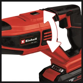 Fierastrau multifunctional pe acumulator Einhell TE-AP 18/28 Li BL - Solo, 18 V, tehnologia PXC, motor fara perii, 2500 curse/min, 28 mm inaltime cursa, 200 mm adancime maxima taiere, fara acumulator/incarcator