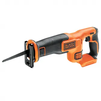 Fierastrau sabie pe acumulator Black  Decker BDCR18N-XJ, 18 V, 3000 curse/min, 15 cm panza fierastrau, fara acumulatoor/incarcator