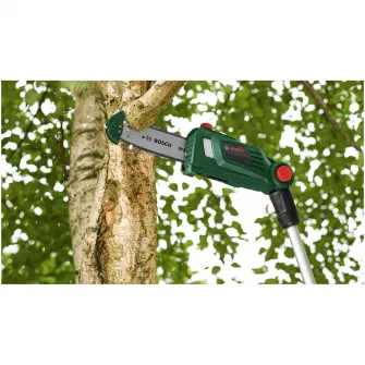 Fierastrau telescopic pentru crengi pe acumulator Bosch Universal ChainPole 18, 18 V, 20 cm lungime lama, 210-260 cm lungime, fara acumulator/incarcator