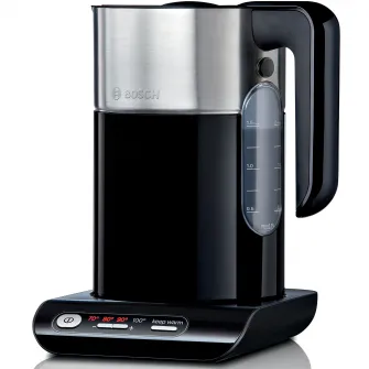 Fierbator apa Bosch TWK8613P, 1.5l, 2400W, Negru