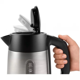 Fierbator Bosch Designline TWK4P440, 2400W, capacitate 1,7l, filtru anticalcar, inox