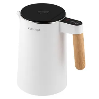 Fierbator Concept RK3300, 1850W, Perete dublu Inox 1.5L, Alb