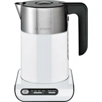 Fierbator cordless Bosch TWK8611, 2400 W, 1.5 l, Alb