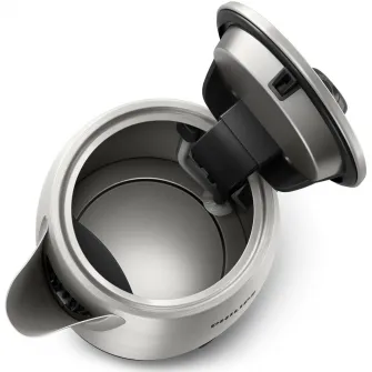 Fierbator Philips HD9353/90, 2000W, finisaj metalic inox,  1.7l, capac cu arc, mentine la cald