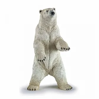 Figurina Papo - Animale salbatice, Urs polar in picioare
