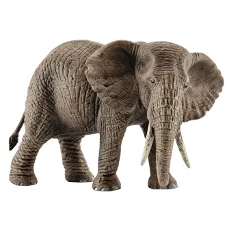 Статуэтка Schleich, африканский слон, женщина
