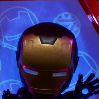 Figurina Wow! Pods - Marvel, Iron Man, negru/auriu