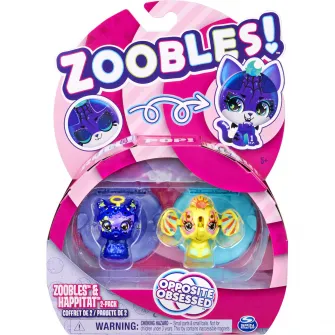 Figurine Zoobles - Llama si Elefant