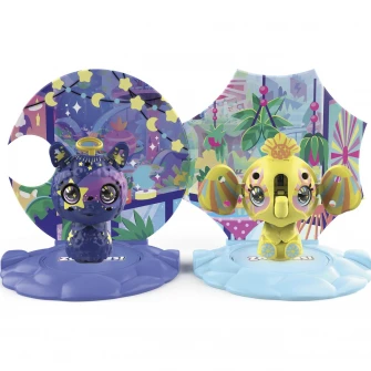 Figurine Zoobles - Llama si Elefant