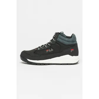 Fila, Ghete din piele si material textil Alpha, Negru stins, 44