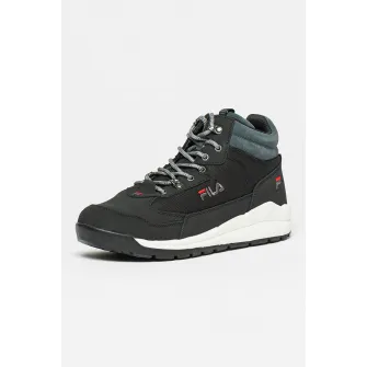 Fila, Ghete din piele si material textil Alpha, Negru stins, 44