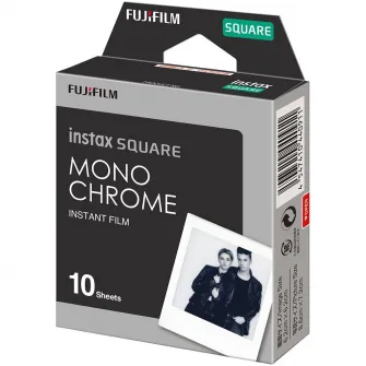 Film Instant Fujifilm Instax Film Square Monochrome 1x10