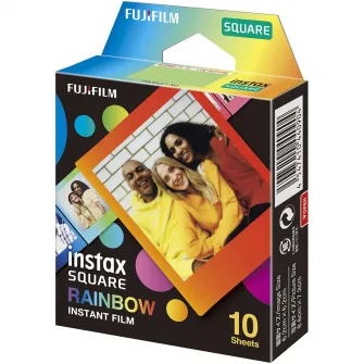 Мгновенная пленка Fujifilm Instax Film Square Rainbow 1x10