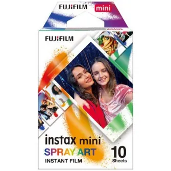 Film Instant Fujifilm Instax Mini, Spray Art, 10 buc