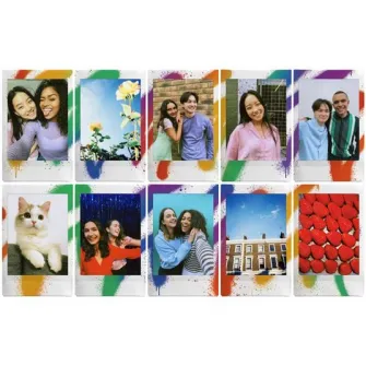 Film Instant Fujifilm Instax Mini, Spray Art, 10 buc