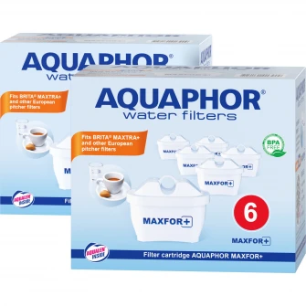 Filtre Aquaphor Maxfor+, 2 seturi de 6 bucati