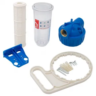 Filtru apa Ermetiq EWY-F11/10S 10'', cu cartus sita, filet interior 1''