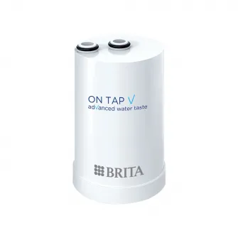 Filtru Brita On Tap V, Filtru fleece extra-fin, Fibre schimbatoare de ion, Filtru carbune activ din coji de nuca de cocos, Filtru suplimentar