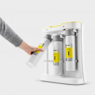 Filtru de apa Karcher WPC 120 UF2, 1.024-754.0, debit 120 l/h, rezerva de apa 3/8вЂі, presiune de admisie 1 - 4 bar, Alb/Galben