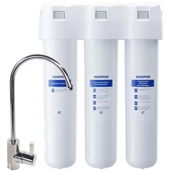 Filtru de apa potabila Aquaphor Cristal A (K5/K2/K7), montare sub chiuveta, 2 l/min