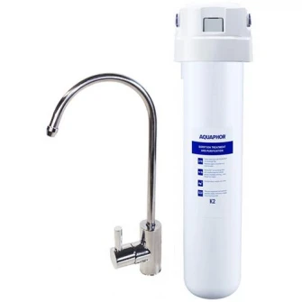 Filtru de apa potabila Aquaphor Cristal Solo (K2), montare sub chiuveta, 1.5 l/min