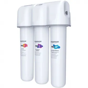 Filtru de apa potabila Aquaphor Crystal ECO PRO (PRO 1, PRO 2, PRO HF), montare sub chiuveta, 2.5 l/min