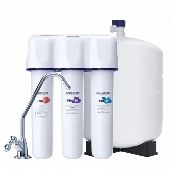 Filtru de apa potabila Aquaphor OSMO PRO 50, montare sub chiuveta, 2-3 l/min, rezervor 10 l