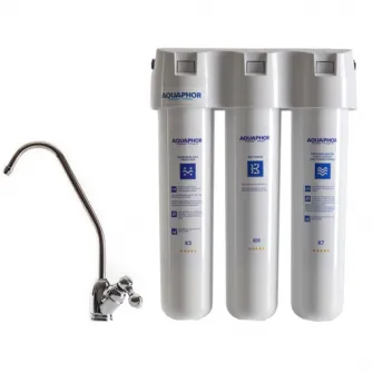 Filtru de apa sub chiuveta Aquaphor Crystal apa dura (K3/KH/K7), 2 l/min